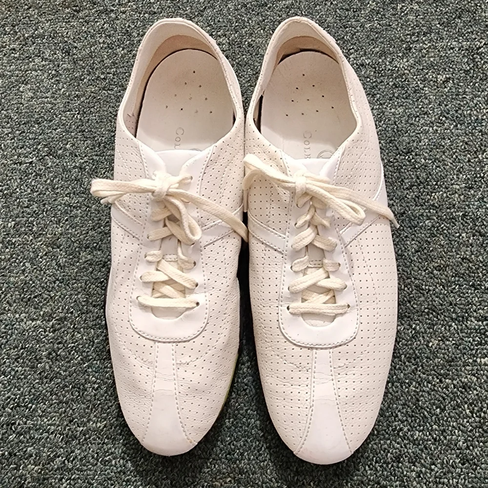 Cole Haan Nike Air Shoes Golf Off White  Size 8B